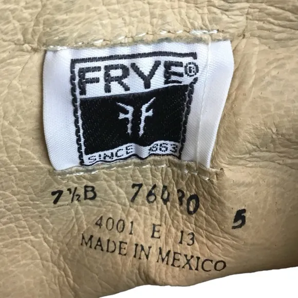FRYE Melissa Buttoned Knee High Leather Boots Back Zip