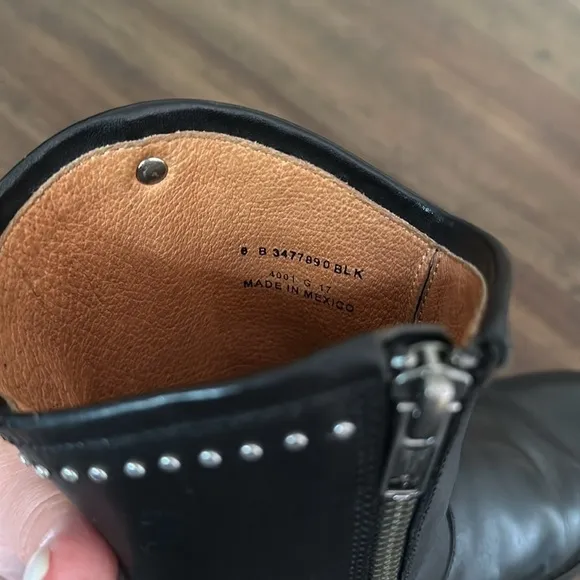 Frye Melissa Stud Short Boots Black Women Size 6 US $ 328