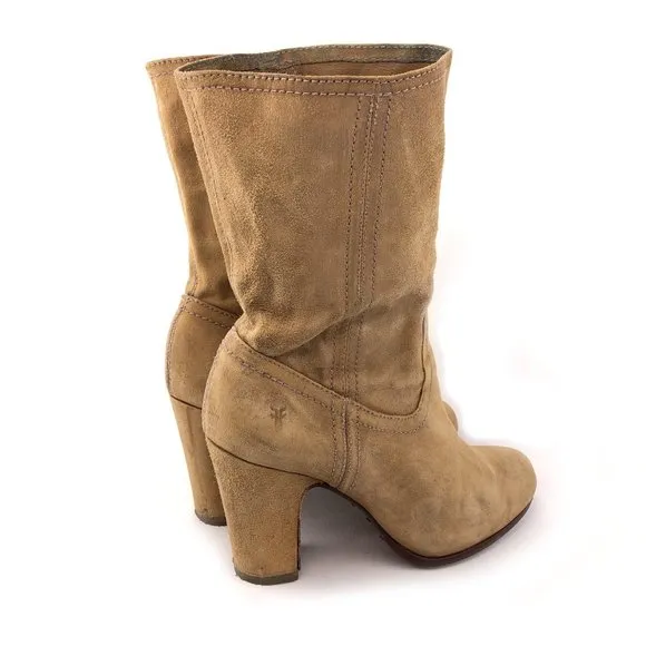 Frye Mirabelle Short Pull on Western Boots 8.5M