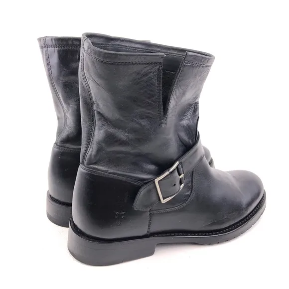 Frye Natalie Engineer Short Ankle Boots 9 D
