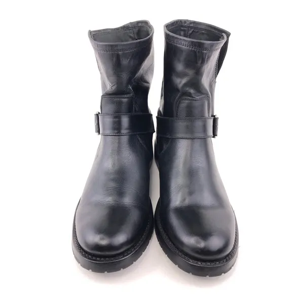 Frye Natalie Engineer Short Ankle Boots 9 D
