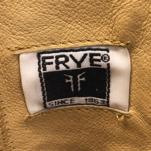 Frye Paige Short Black Leather Riding Boots 8B