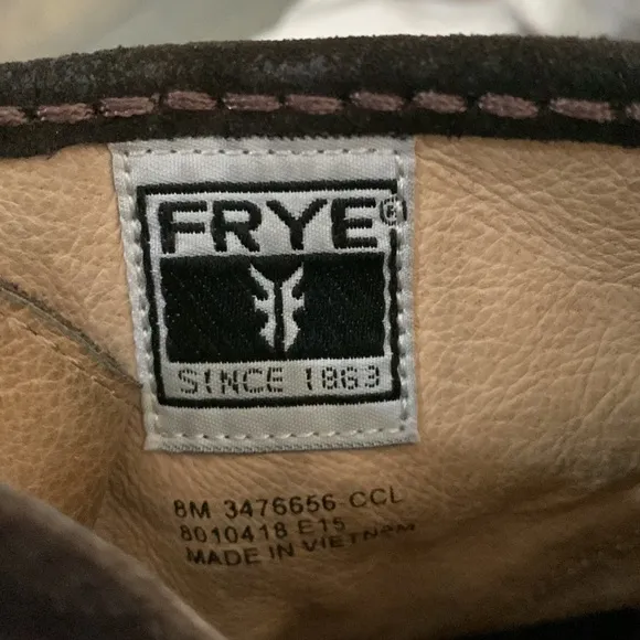 FRYE Parker Moc Short Suede Lace Up Boots