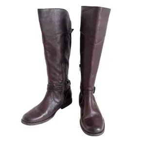 Frye Phillip Knee High Leather Riding Boots Dark Brown Size 7 Equestrian