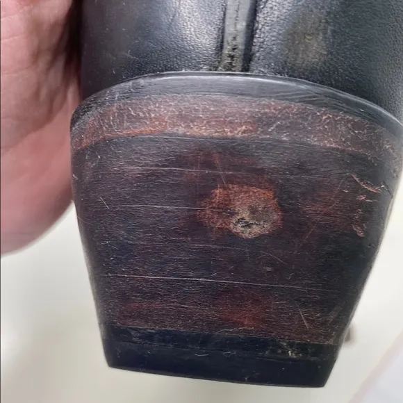 FRYE Sacha Moto Short Bootie Double Zip Black Boots Shootie Size US 7