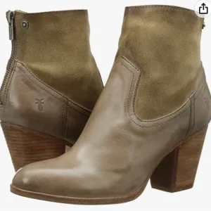 Frye Tessa Zip Antiqued Short Boots 9