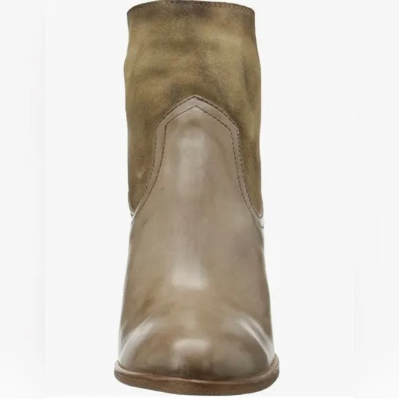 Frye Tessa Zip Antiqued Short Boots 9