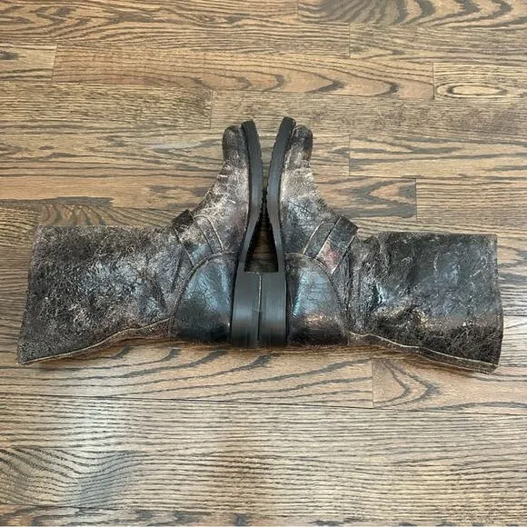FRYE VERONICA SHORT Distressed Brown Boots Size 6.5 B