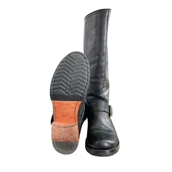 Frye Women’s 6 Tall Black Engineer Boots