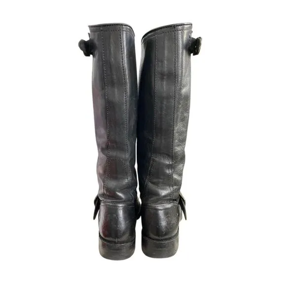 Frye Women’s 6 Tall Black Engineer Boots