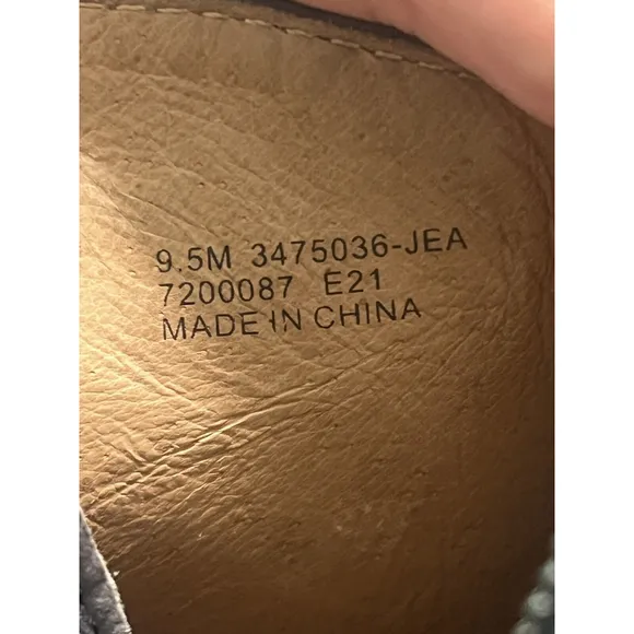 FRYE Womens Gray Nubuck Leather Western Ankle Bootie Size 9.5 US Zip