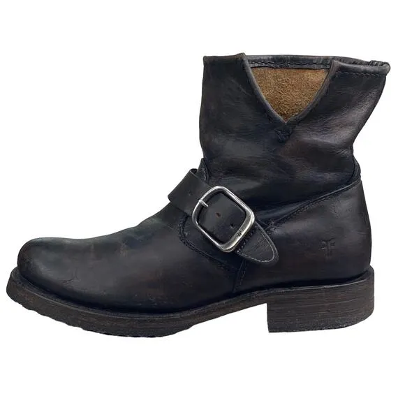 FRYE Women’s Veronica Short Distressed Moto Ankle Boot Size US 6