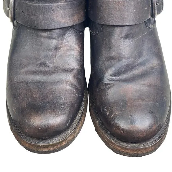 FRYE Women’s Veronica Short Distressed Moto Ankle Boot Size US 6