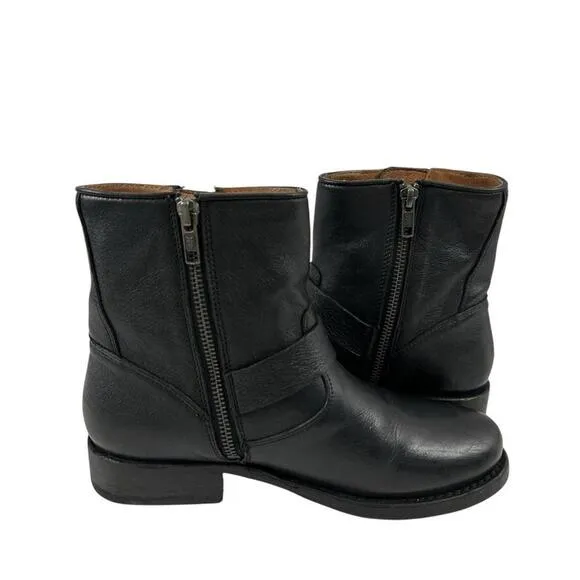 Frye Women’s Vicky Short Black Boots Size 7