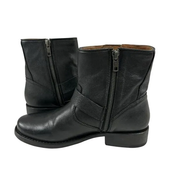 Frye Women’s Vicky Short Black Boots Size 7