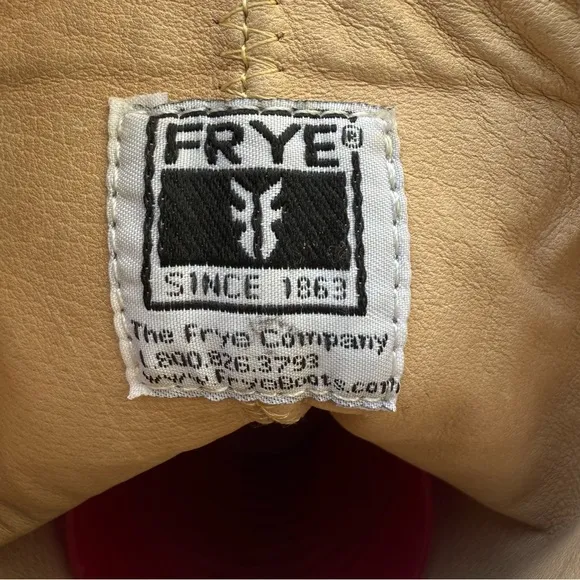 Frye Paige Boots Tall Girl Size 14 Black Leather Slip On Cowboy Western Boho