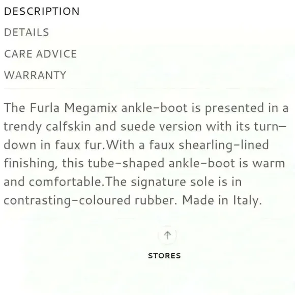 FURLA Black Megamix 100%Leather Faux Fur Ankle boots!
