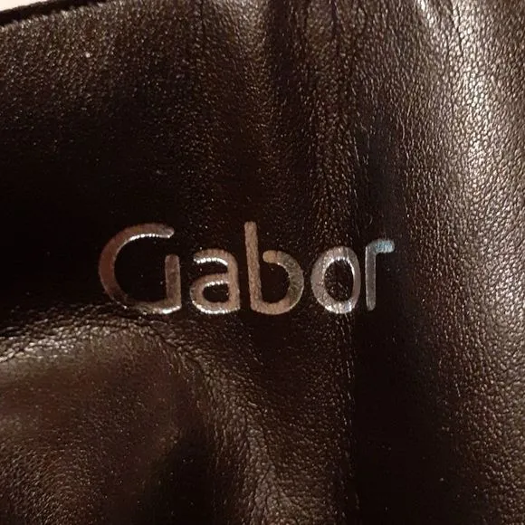 Gabor Astoria Knee High Leather‎ Buckle Boots Brown