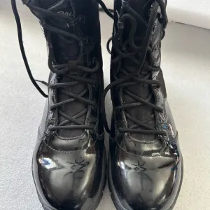 Galls 8” Hi-Gloss Duty Men’s Boots Combat Moto Boots Size 9.5M