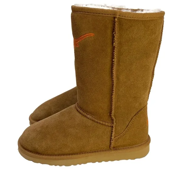 GAMEDAY BOOTS University Of Texas Longhorns Shearling Lined Roadie Boots Size 6