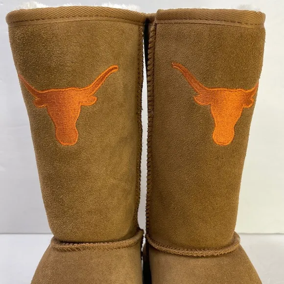 GAMEDAY BOOTS University Of Texas Longhorns Shearling Lined Roadie Boots Size 6