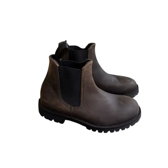 Gardenheir CALFSKIN WATERPROOF CHELSEA BOOT IN BARK 35