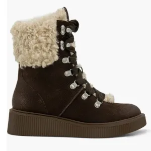 Gentle Souls by Kenneth Cole Women's Behann Alpine Lace-up Boots Size 5.5