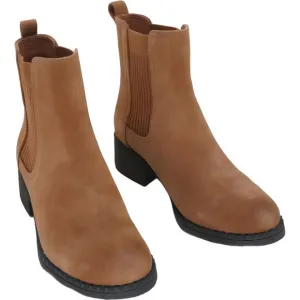 Gentle Souls by Kenneth Cole Women's Elastic Ankle Boot, Luggage, Size 6.5