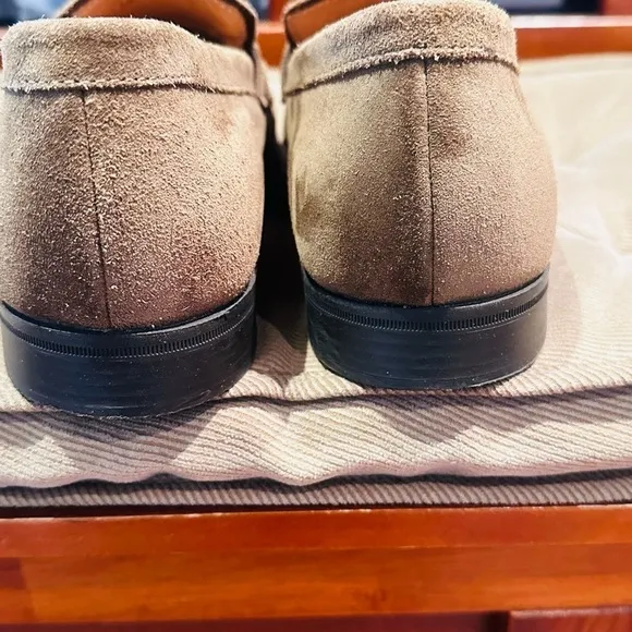 Geox Respira Suede Penny Loafers.