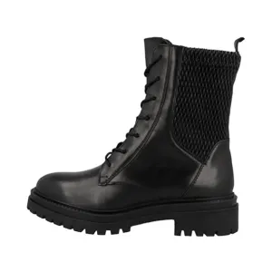 GEOX Women's Iridea Leather Biker Black Boots -  EU39/US9