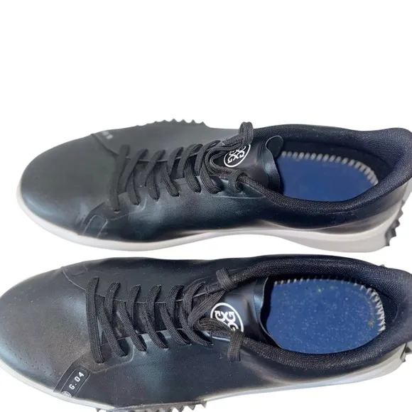 G/Fore Men’s G.112 Black Spikeless Golf Shoes GMF000028-ONYX BLACK SIZE 14