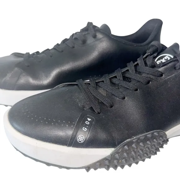 G/Fore Men’s G.112 Black Spikeless Golf Shoes GMF000028-ONYX BLACK SIZE 14
