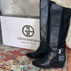 Giani Bernini Black Boots Size 5.5 M