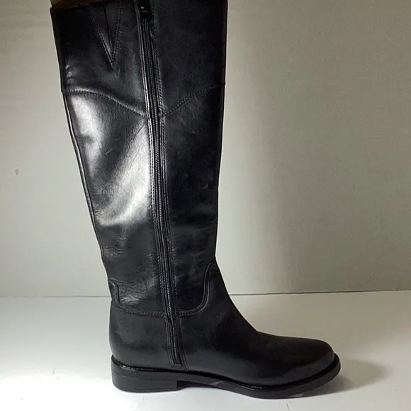 Giani Bernini Sandraa Womens Leather Riding Knee-High Boots