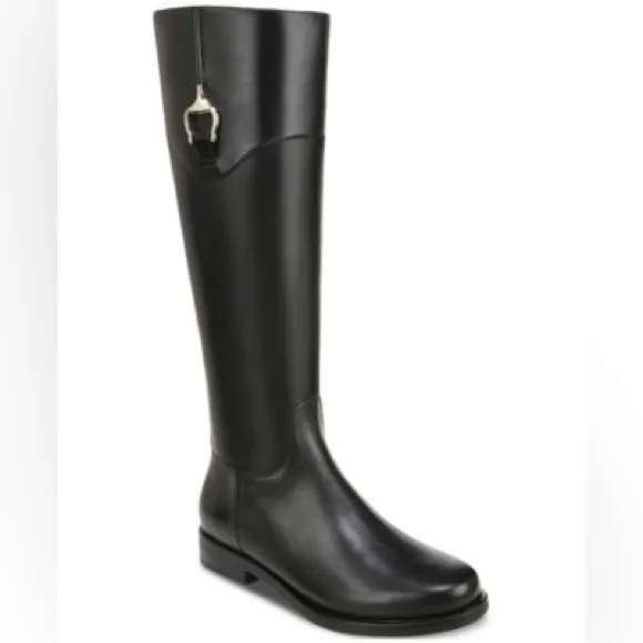 Giani Bernini Sandraa Womens Leather Riding Knee-High Boots