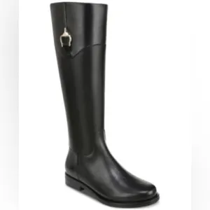 Giani Bernini Sandraa Womens Leather Riding Knee-High Boots