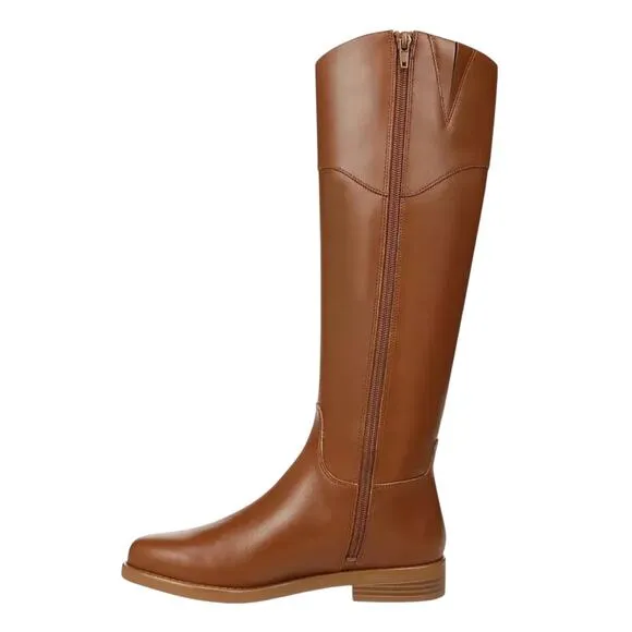 Giani Bernini Women's Sandraa Memory Foam Knee High Riding Boots Tan Size 10