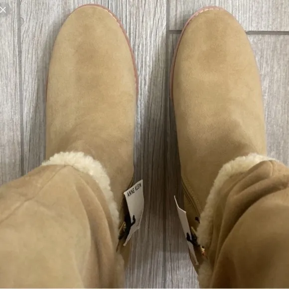 Gorgeous Anne Klein Preslie Water Resistant Slouchy Wedge Boots