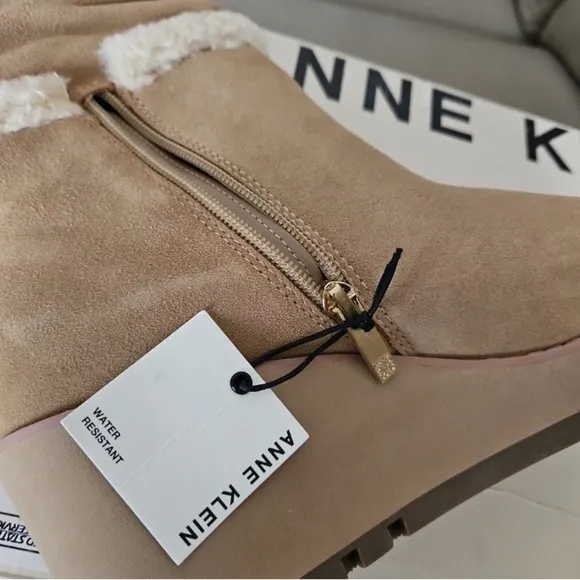 Gorgeous Anne Klein Preslie Water Resistant Slouchy Wedge Boots