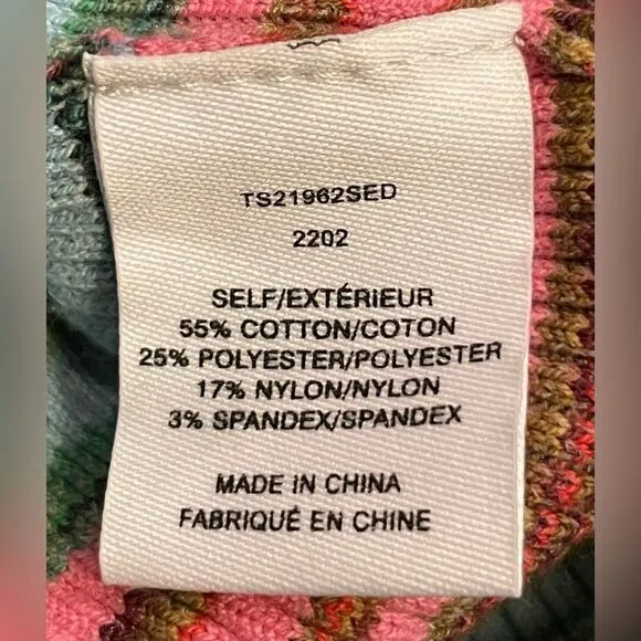 Gorgeous Derek Lam Neiman's Saks Milana Cropped Henley Sweater Top Shirt Large
