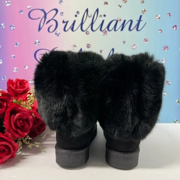 🖤GORGEOUS FAUX FUR BOOTS !!!