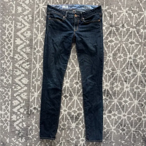 GUC 28/6R Mid Rise Gap 1969 Always Skinny Jeans Blue Denim