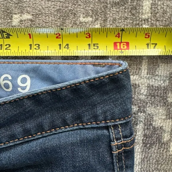 GUC 28/6R Mid Rise Gap 1969 Always Skinny Jeans Blue Denim
