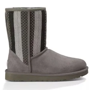 GUC UGG Australia Classic Short Woven UGGpure Lined boots(size 9)