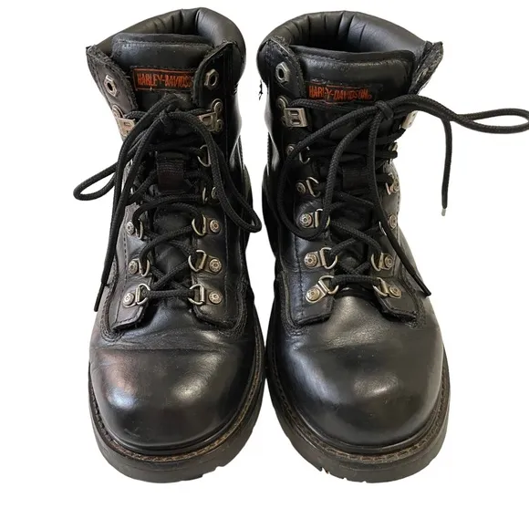 Harley-Davidson Black Hiking Riding Boots