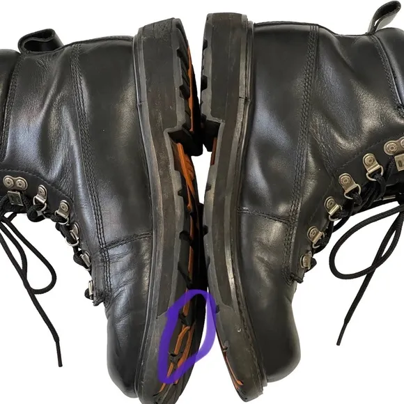Harley-Davidson Black Hiking Riding Boots