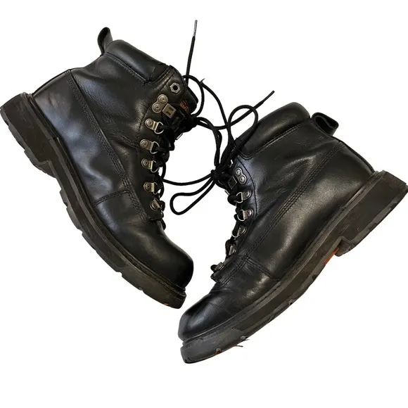 Harley-Davidson Black Hiking Riding Boots