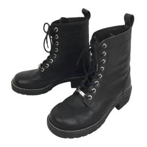 Harley Davidson Mens Leather Moto Combat Boots Black