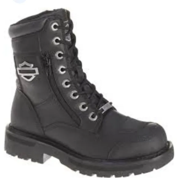 Harley-Davidson Women's Sydney 6-Inch Leather Motorcycle Boots 6.5