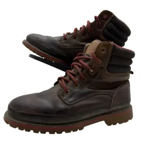 Helly Hansen Boots Mens 9 Cold Weather Leather Ankle Shoes Y2K Waterproof Work